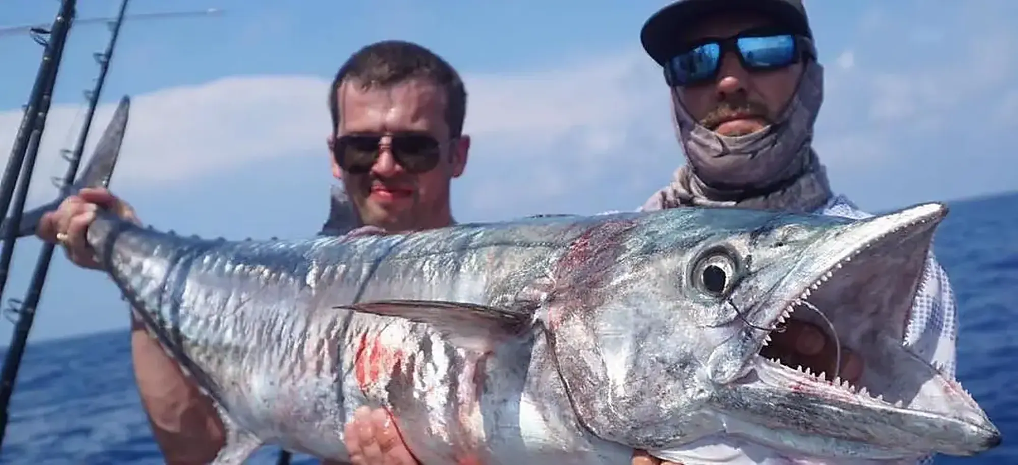A big kingfish caught off Miami
